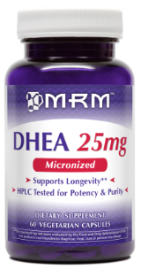 A naturally occurring substance produced by your body, DHEA is a precursor to your body's most powerful  hormone, testosterone, as well as a host of other hormones. DHEA and testosterone production drop precipitously as a body ages..